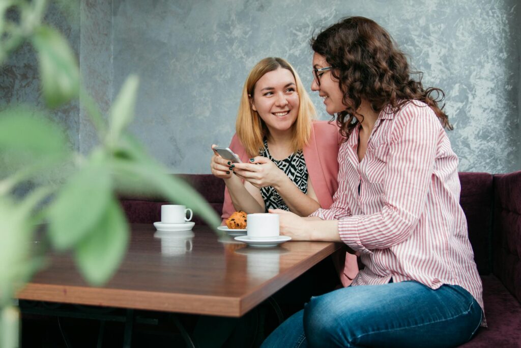 Try to be genuine to yourself and others while having a conversation.